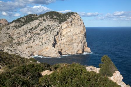 Formentor Cliffs; Majorca; Spain