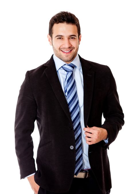 white man in business suit