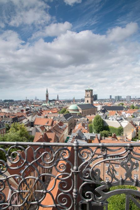 View of Copenhagen; Denmark from Round Tower