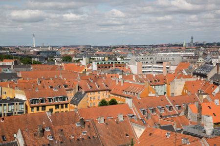 View of Copenhagen from Round Tower, Denmark