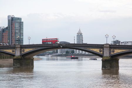 Battersea Bridge; Chelsea; London; England; UK