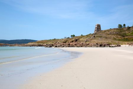 Beach in Galicia Spain 