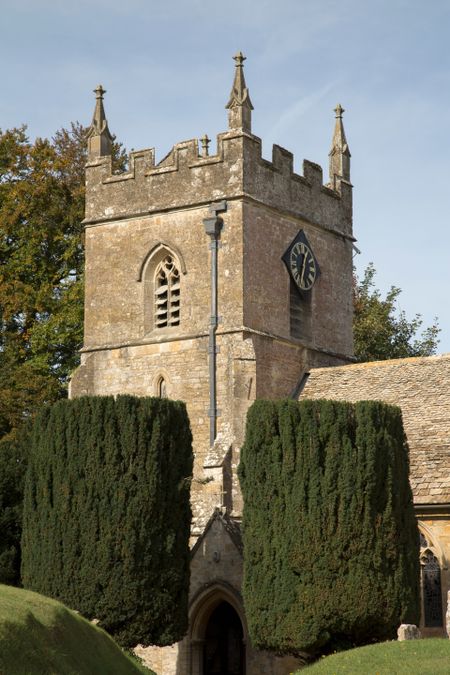 Parish Church, Upper Slaughter; Cotswold Village; Cheltenham; England; UK