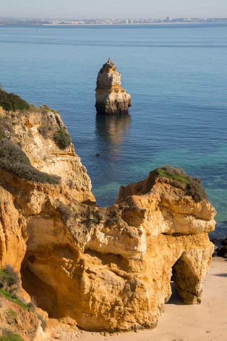 Camilo Beach Cove; Lagos; Algarve; Portugal