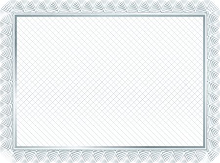 Silver certificate frame