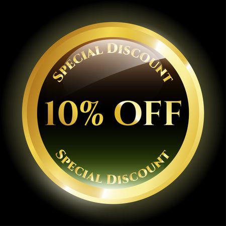 10% Off Icon