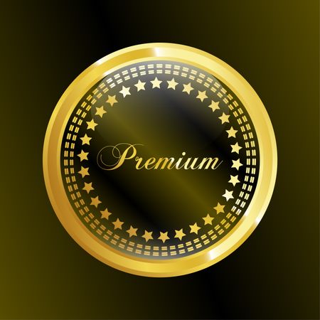 Golden Premium Label