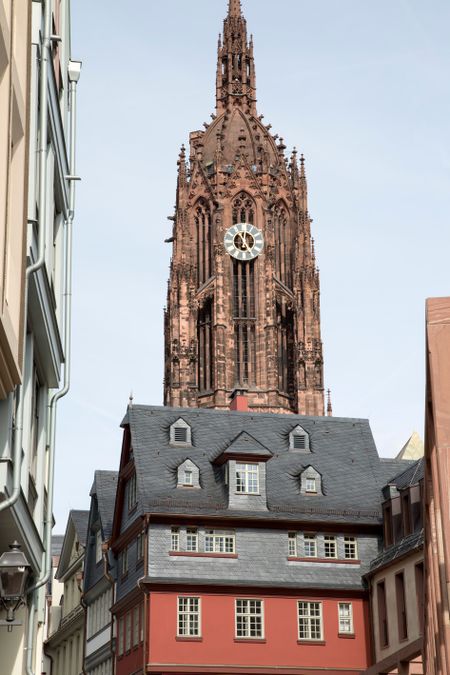 Cathedral Tower in Frankfurt; Germany