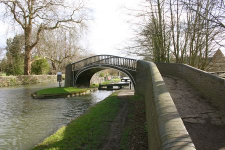 Bridge to cross a canal