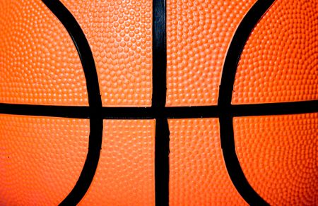 basketball ball close up - good for a textured background