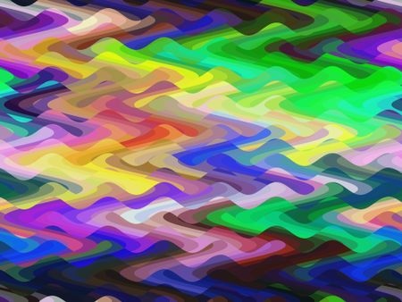 Abstract overlapping waves of color for decoration and background