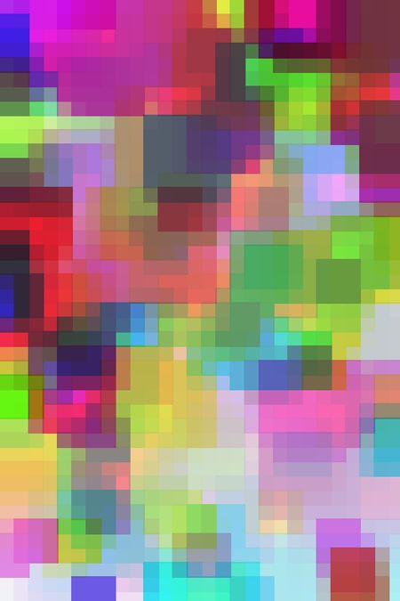 Multicolored abstract of overlapping rectangles with a modernistic, three-dimensional effect
