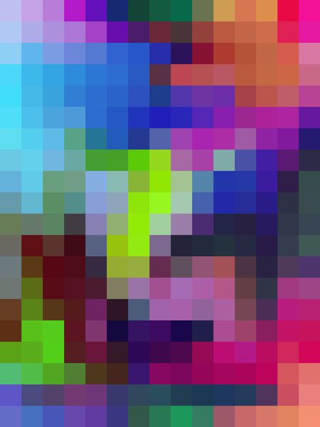 Bold multicolored mosaic abstract for background and decoration