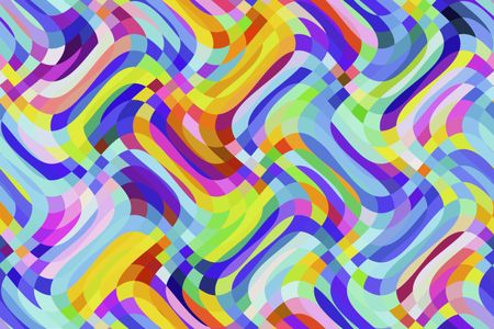 Bright wavy abstract with carnival colors