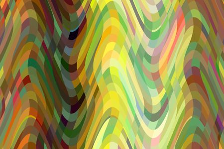Kaleidoscopic abstract of crisscrossing multicolored waves for mosaic background or decorative themes of combination and diversity