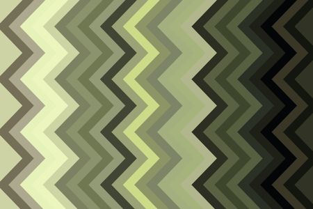 Abstract illustration of geometric zigzag pattern with earth tones for decoration and background with themes of repetition, alternation, regularity