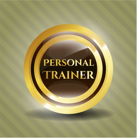 Presonal trainer gold emblem