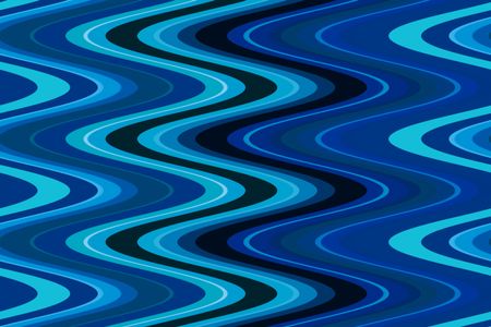 Geometric varicolored abstract of wavy synergistic pattern for decoration and background