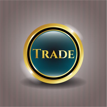 Trade gold shiny emblem