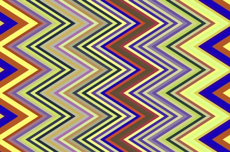Bold zigzag pattern for decoration and background with motifs of angularity and repetition