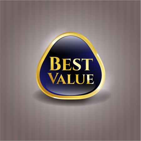 Best value blue shiny badge