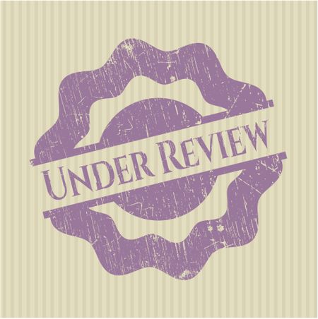 Under review rubber stamp