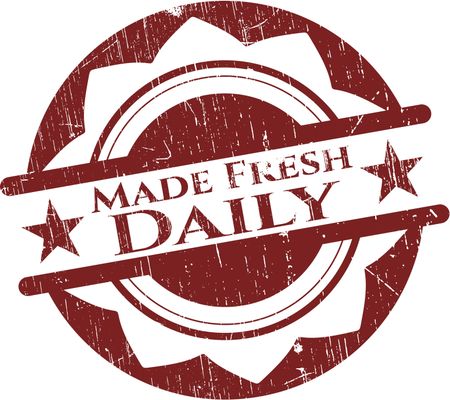 Made Fresh Daily grunge seal