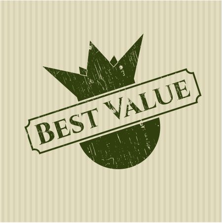 Best Value rubber grunge stamp