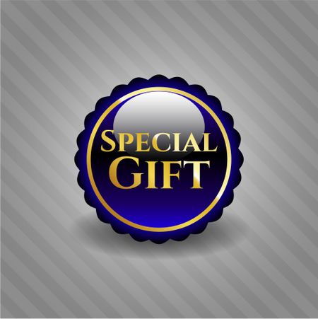 Blue Special Gift badge