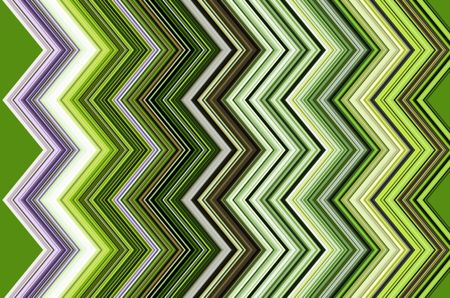 Varicolored abstract pattern of many zigzag stripes for decoration and background with motifs of alternation, repetition, synergy