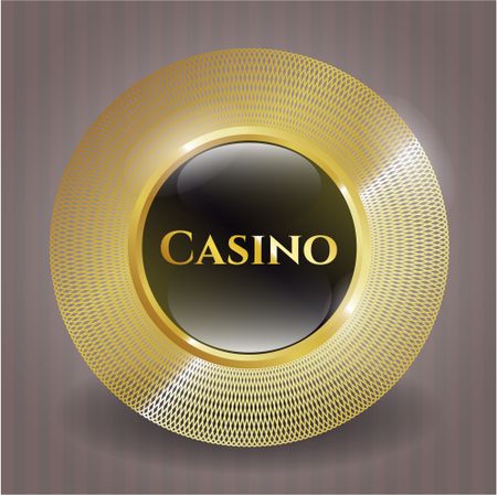 Casino gold badge