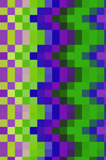 Multicolored geometric mosaic abstract of solid squares and rectangles for background and decoration
