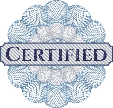 Certified rosette