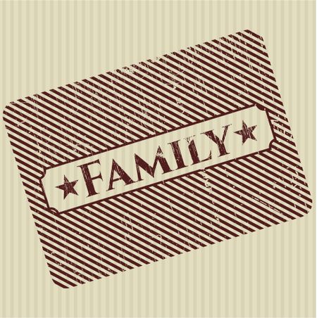 Family rubber stamp