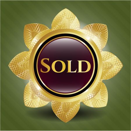 Sold gold badge