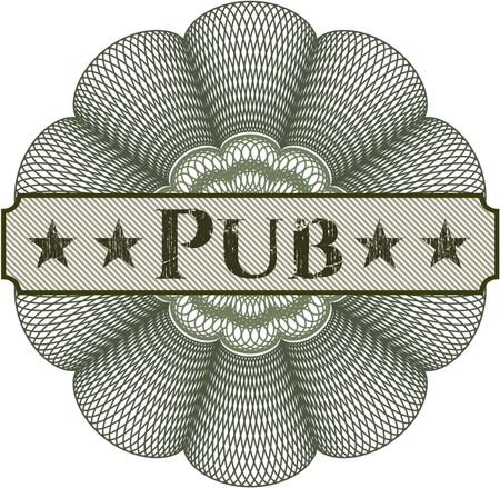 Pub abstract rosette
