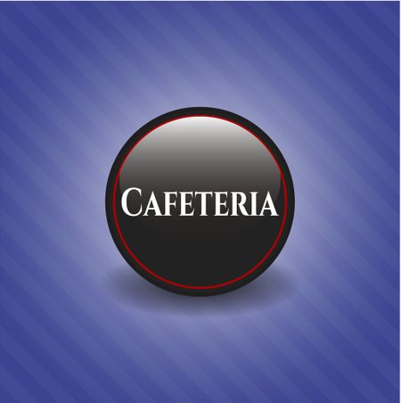 Cafeteria black shiny emblem