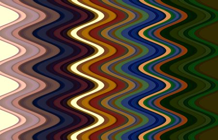 Varicolored flippable abstract of vertical sine waves for decoration and background with themes of repetition, variation, fluidity