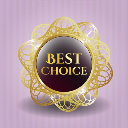 Best Choice gold emblem or badge