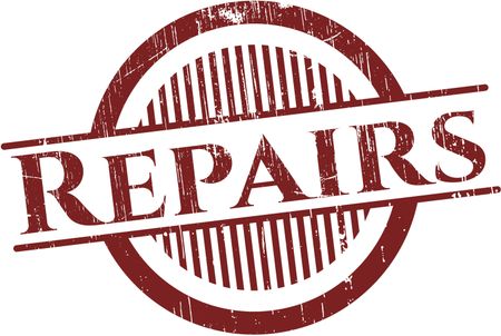 Repairs rubber grunge texture stamp