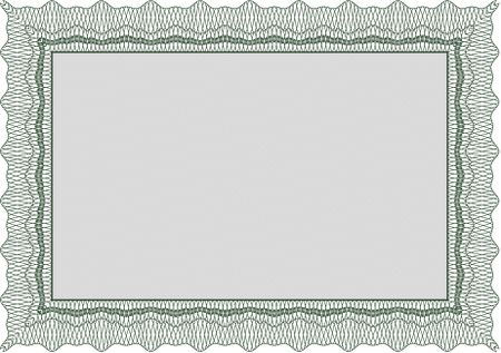 Diploma template. Vector pattern that is used in money and certificate.With great quality guilloche pattern. Lovely design. 
