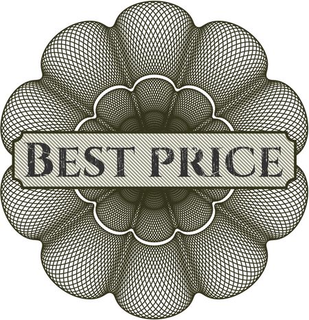 Best Price money style rosette