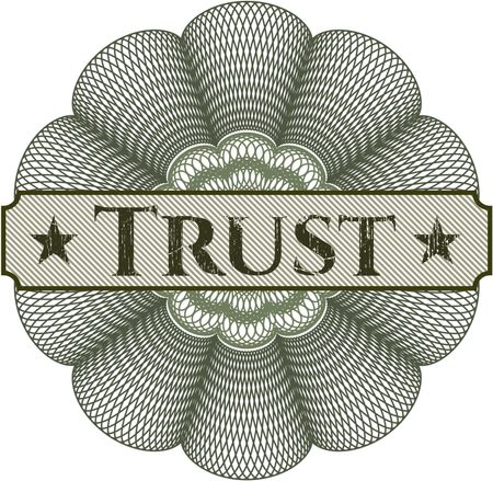 Trust money style rosette