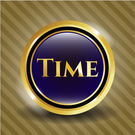 Time golden emblem