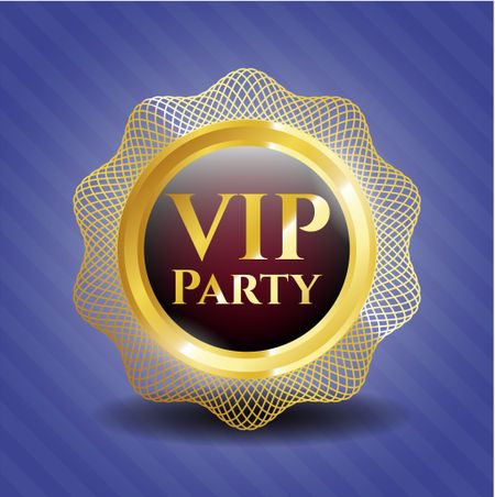 VIP Party gold badge
