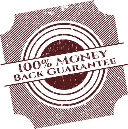 100% Money Back Guarantee rubber grunge texture stamp