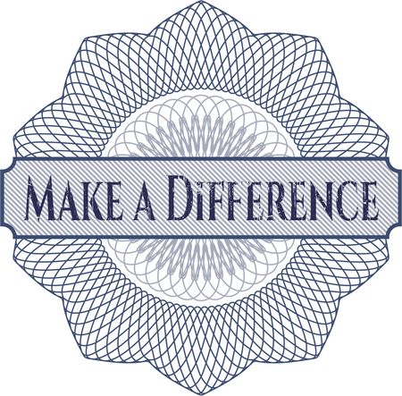 Make a Difference linear rosette