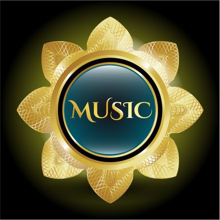 Music shiny badge