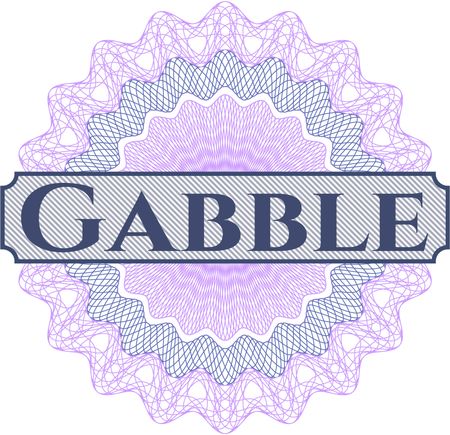 Gabble abstract rosette