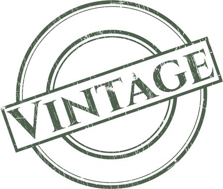 Vintage rubber stamp with grunge texture
